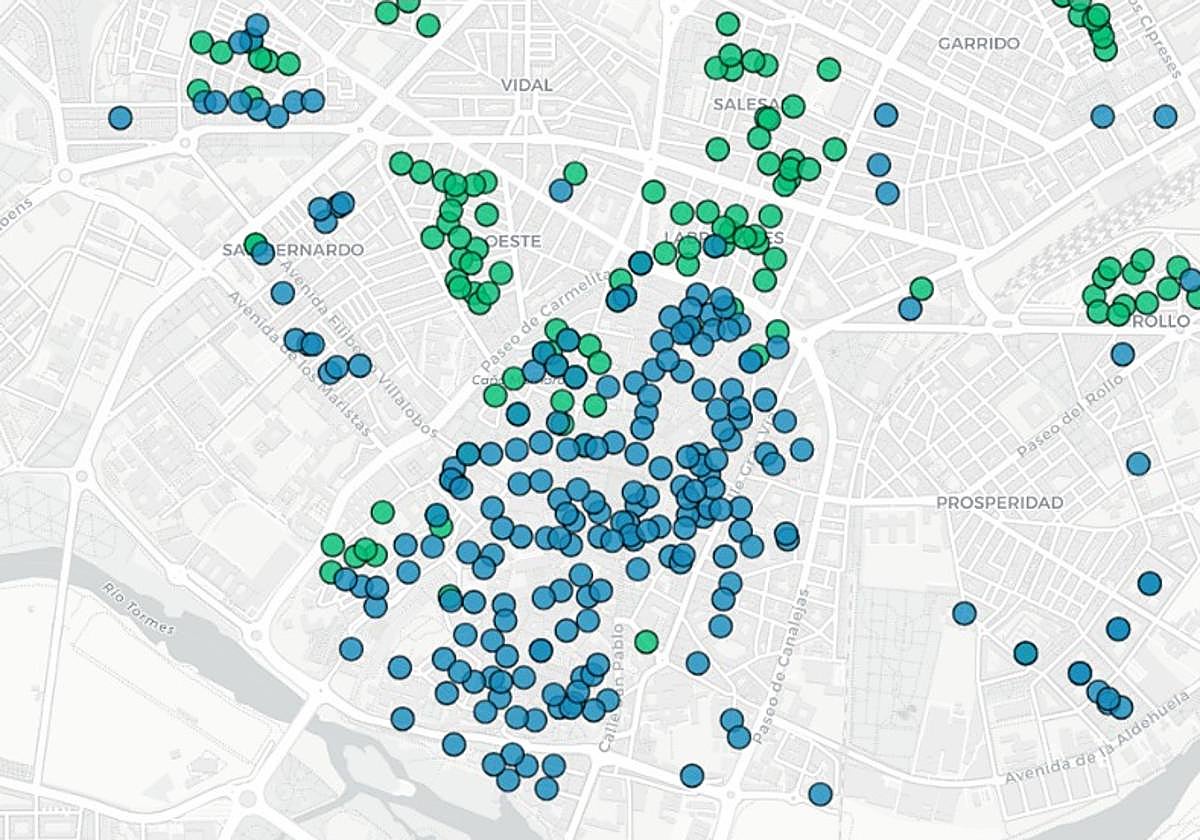 El mapa de la Salamanca más peatonal de la historia: las calles donde prioridad y multas favorecen a los viandantes