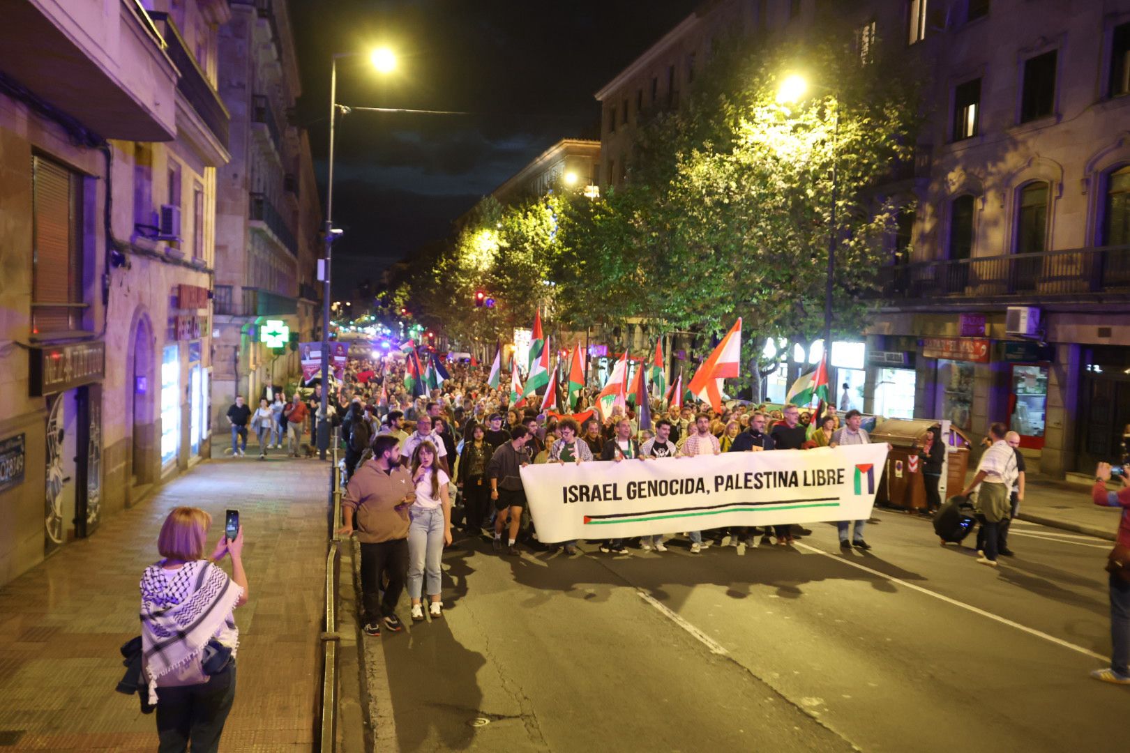 Salamanca vuelve a salir a la calle por una Palestina libre