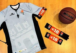 Camiseta y brazalete que lucirán los árbitros menores de edad