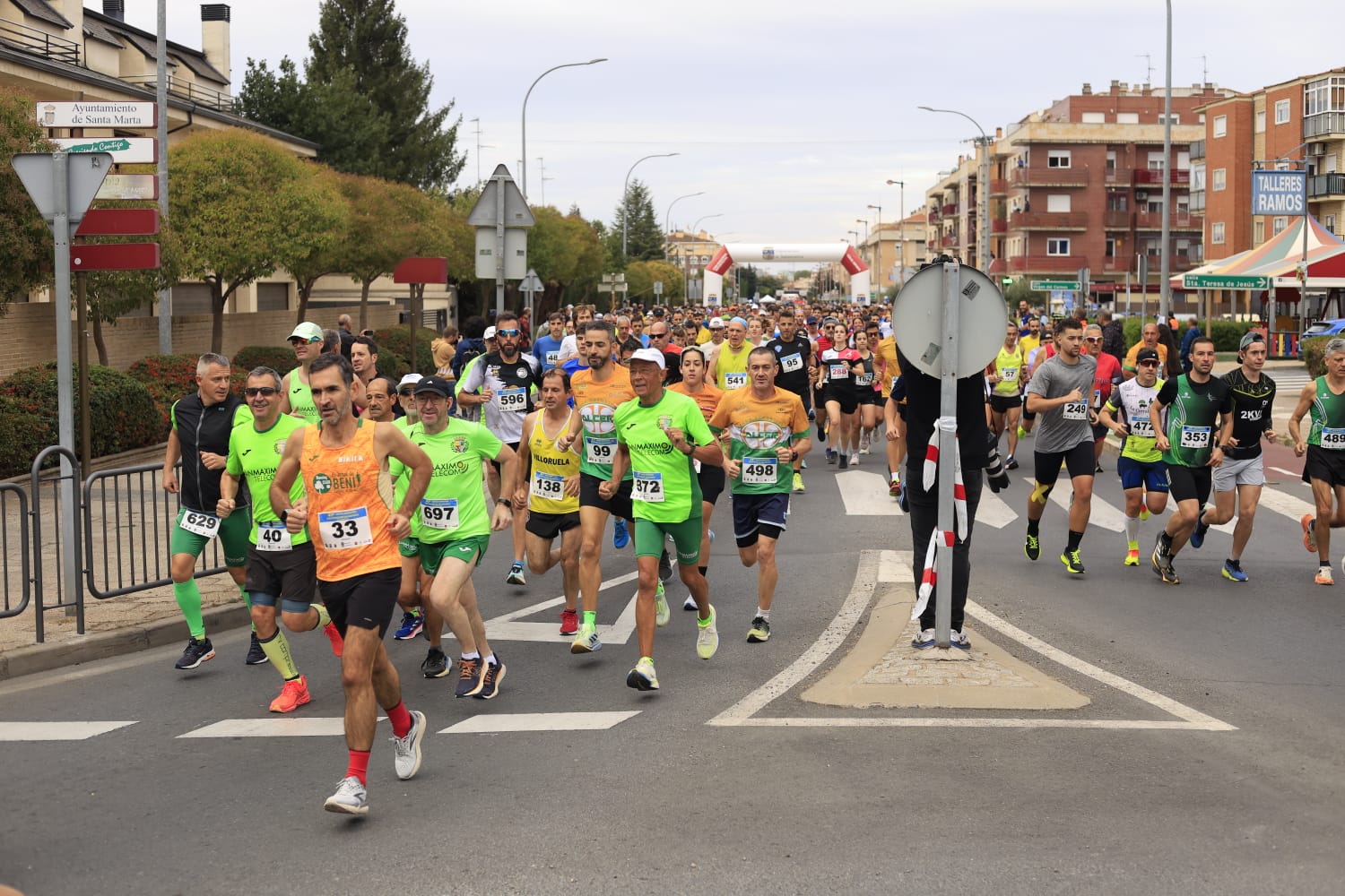Jesús Prieto y Sandra Santamaría vencen en la Media Maratón Diputación de Salamanca