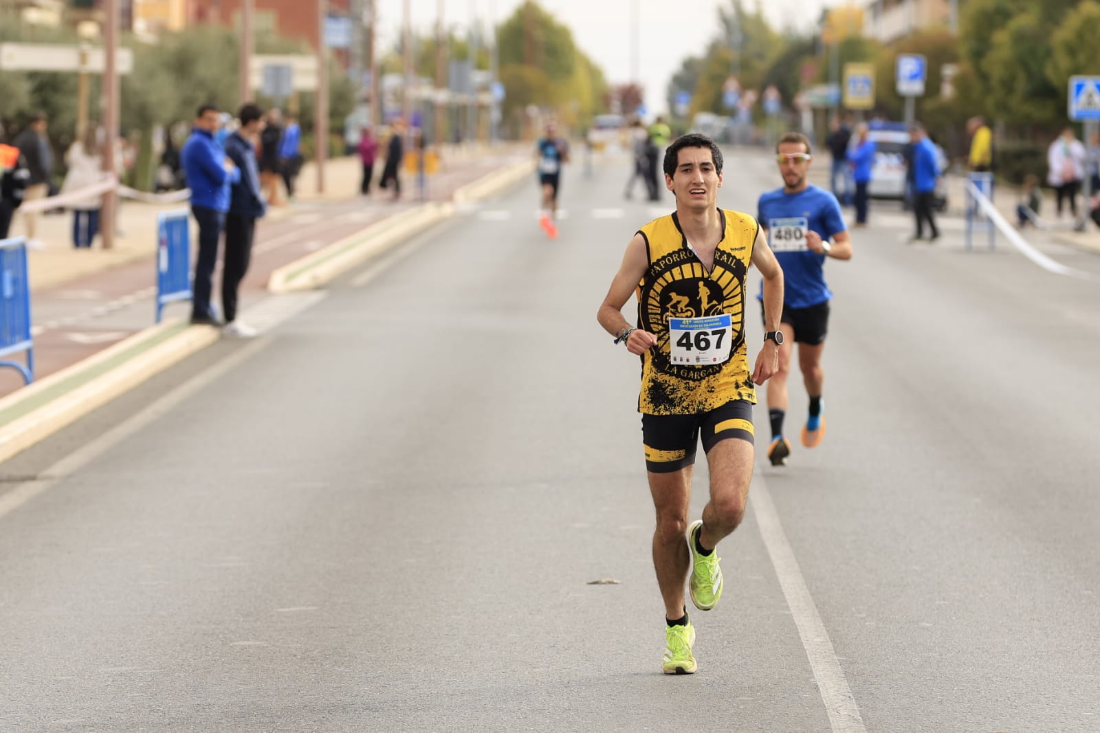 Jesús Prieto y Sandra Santamaría vencen en la Media Maratón Diputación de Salamanca