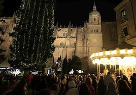 Carrusel en la Plaza de Anaya de Salamanca.