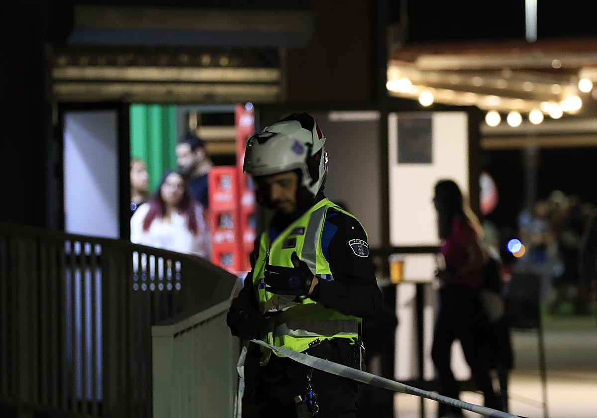 Policía Local durante las fiestas