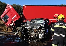 Accidente mortal en la N-620.