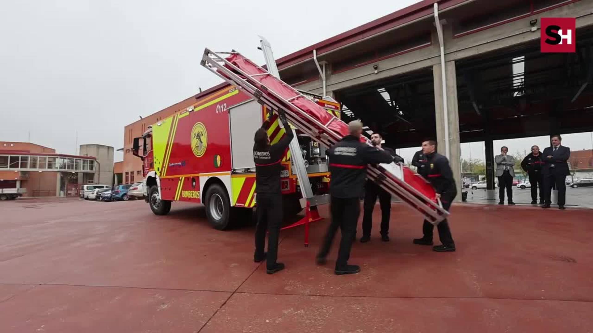 Un camión autobomba nodriza: La nueva incorporación al cuerpo de bomberos de Salamanca