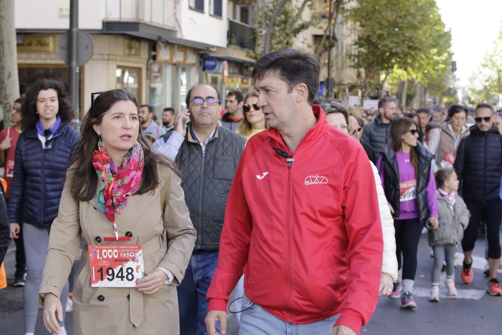 La inclusión inunda las calles de Salamanca con la carrera de los Mil Pasos