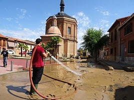 Inundaciones en Rueda.