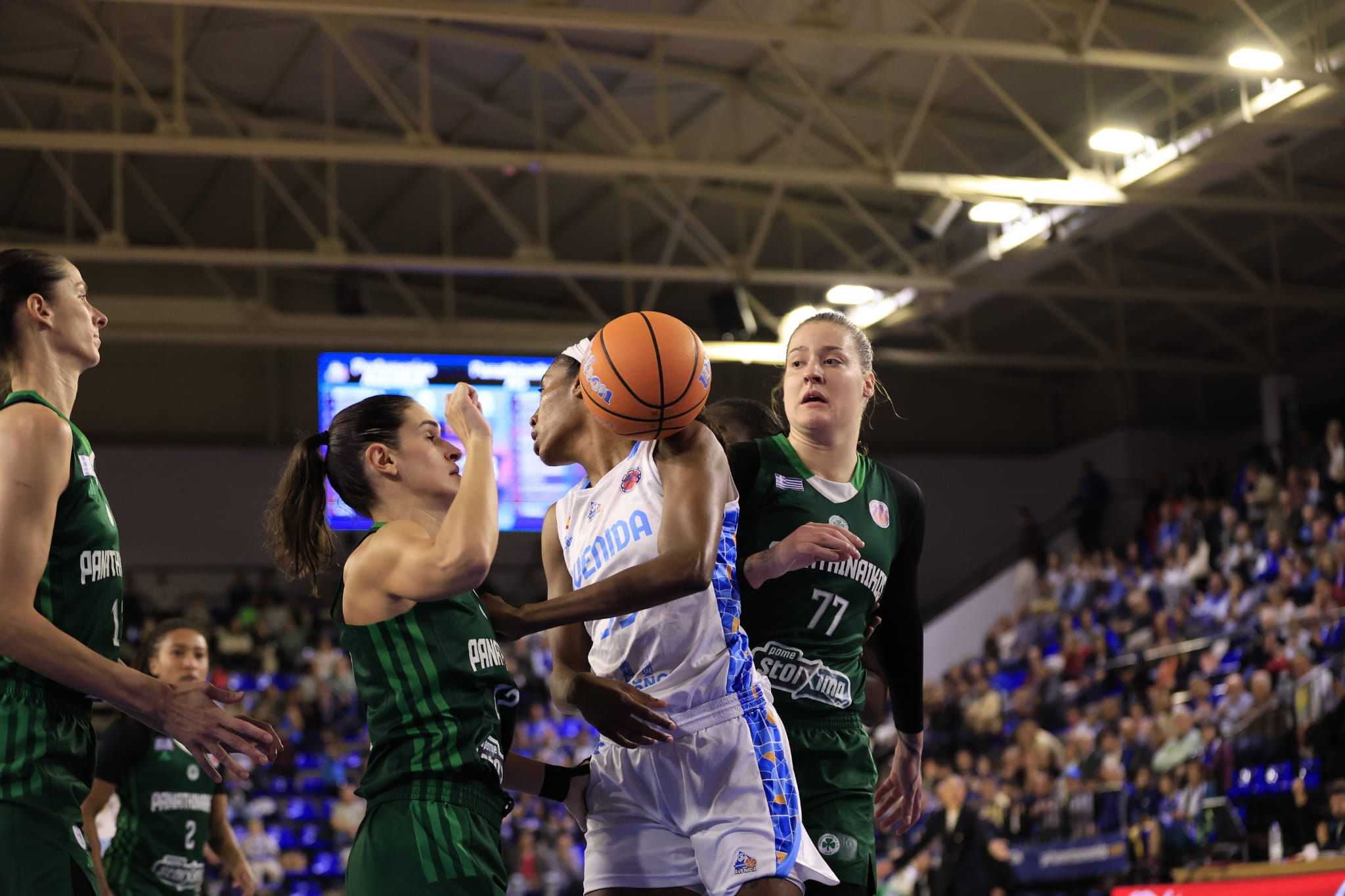 El partido entre Avenida y el Panathinaikos, en imágenes