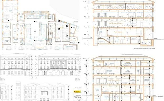 Detalles de las obras.