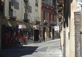 Zona de bares en la calle Varillas.