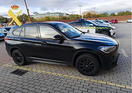 Localizado un BMW robado en Portugal en Carbajosa de la Sagrada