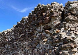 Restos del castillo medieval de Castillejo de Martín Viejo.