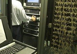 Un centro de análisis de datos en una imagen de archivo.