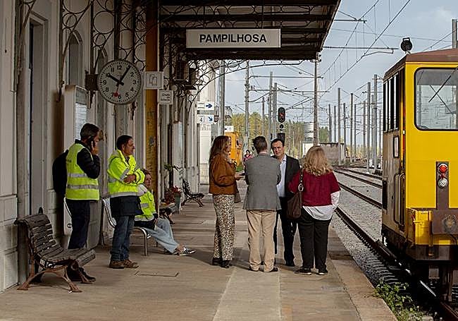 Estación de Pampilhosa en la línea de la Beira Alta.