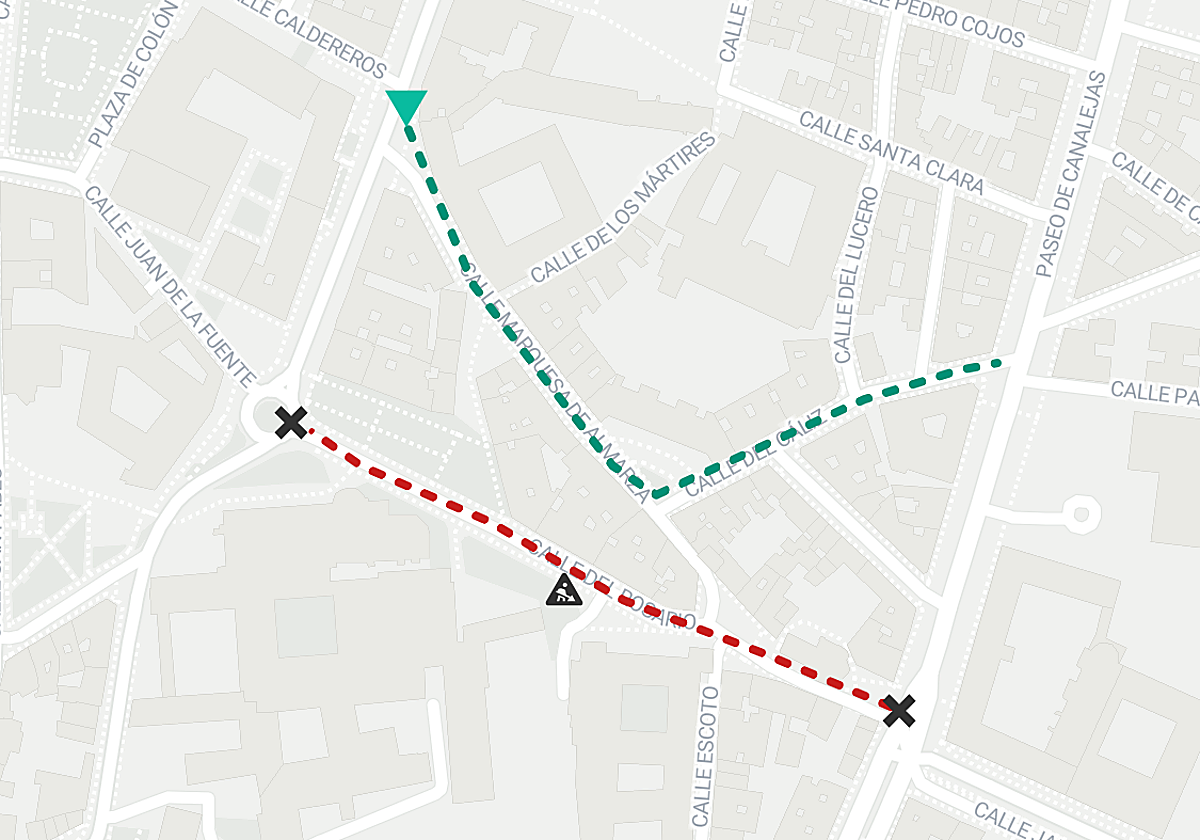 Los cambios en dos calles de Salamanca que anticipan el importante cierre del tráfico en el centro