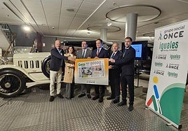 Presentación del cupón de la ONCE del 18 de noviembre en el MHAS.