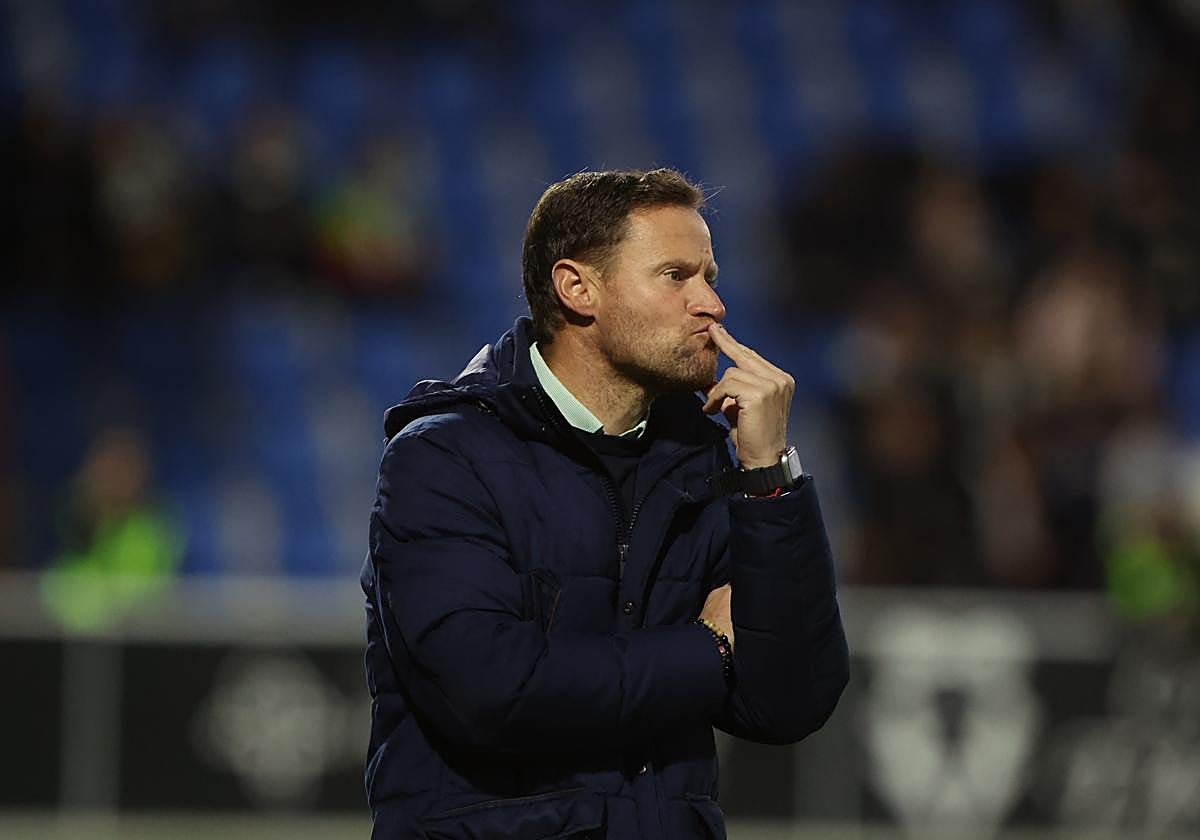 Mario Simón, entrenador de Unionistas de Salamanca