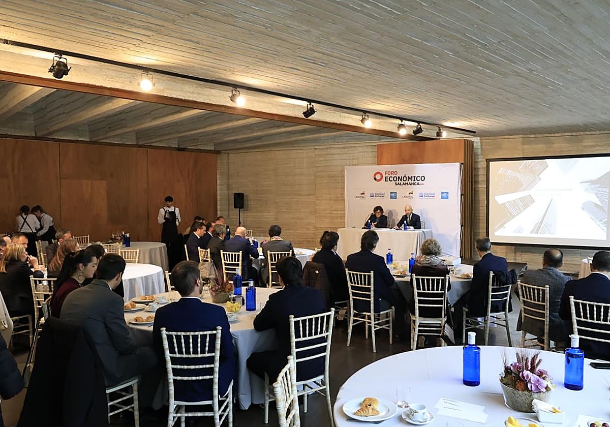 El foro económico de Salamancahoy, en imágenes