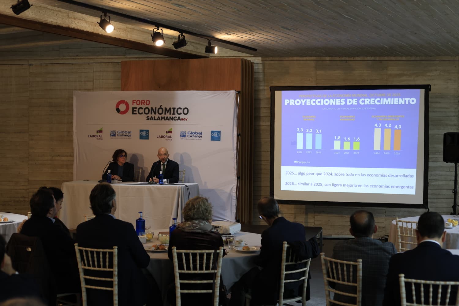 El foro económico de Salamancahoy, en imágenes