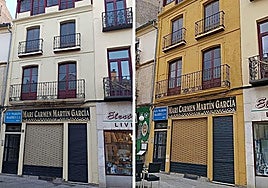 El nuevo tono (izquierda) y el que se dio originalmente y Patrimonio pidió corregir.