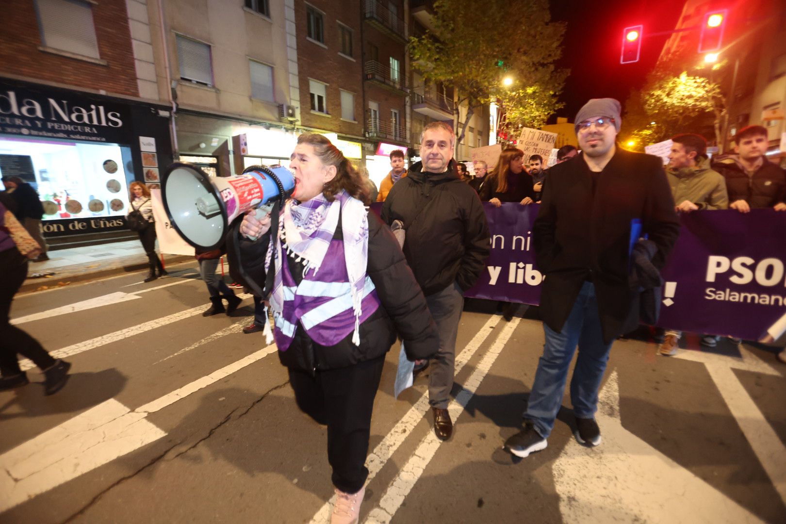 Con el lema &#039;El machismo nos cuesta la vida&#039;, Salamanca clama contra la violencia de género