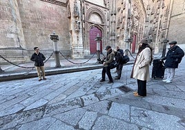 Grabación del programa en la Catedral