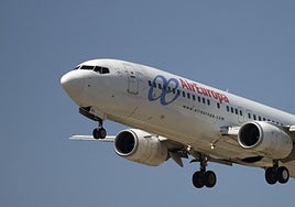 Aparato de Air Europa despegando.