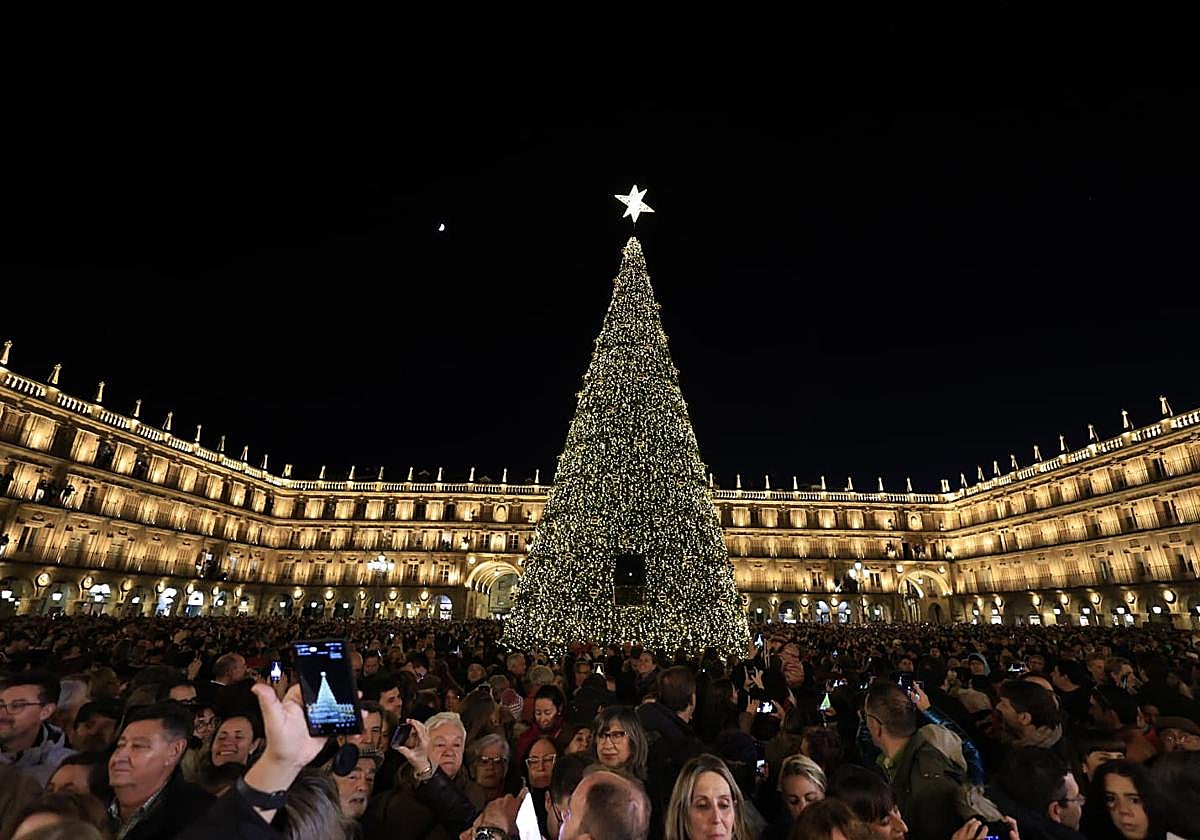 Iluminación navideña en Salamanca