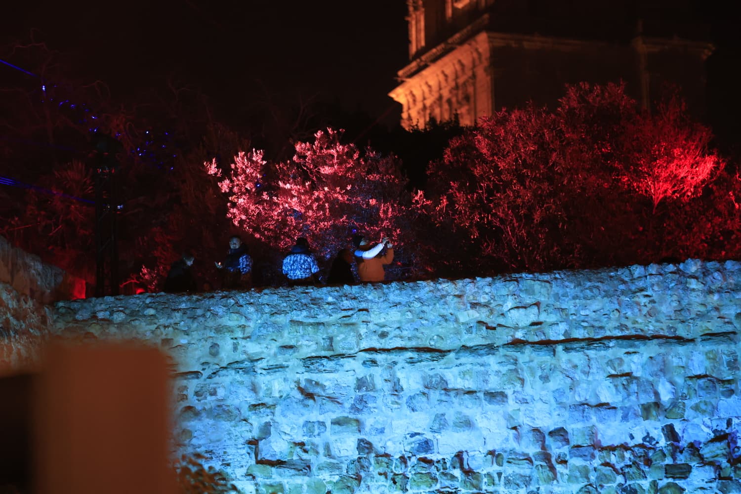 La Navidad ya deslumbra en Salamanca con luces, árbol y videomapping