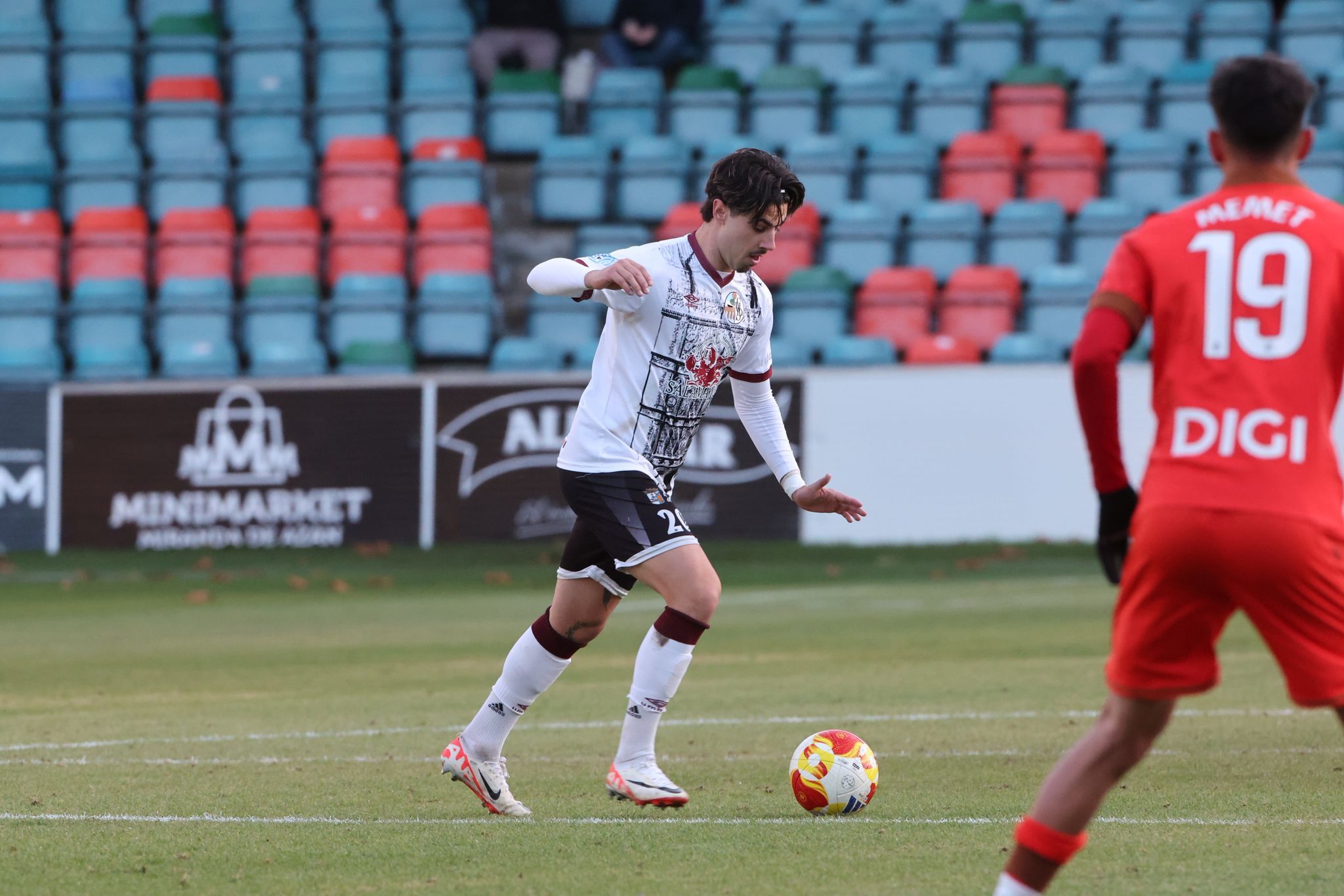 El partido entre el Salamanca CF UDS y el Burgos B, en imágenes