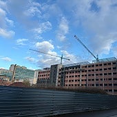 El nuevo edificio de consultas en obras