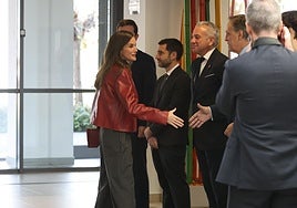 La visita de la Reina Letizia a Salamanca, en imágenes