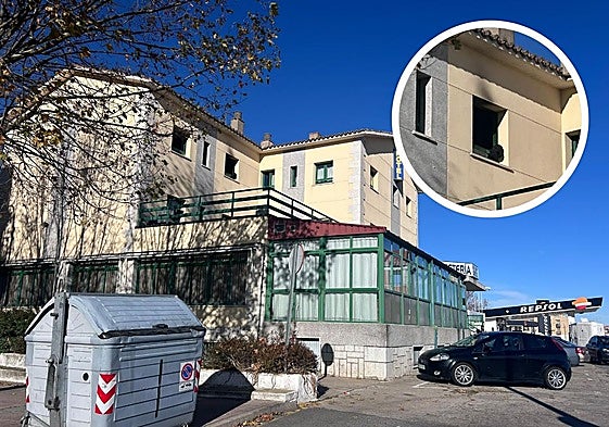 El hotel del incendio en la avenida Saavedra y Fajardo