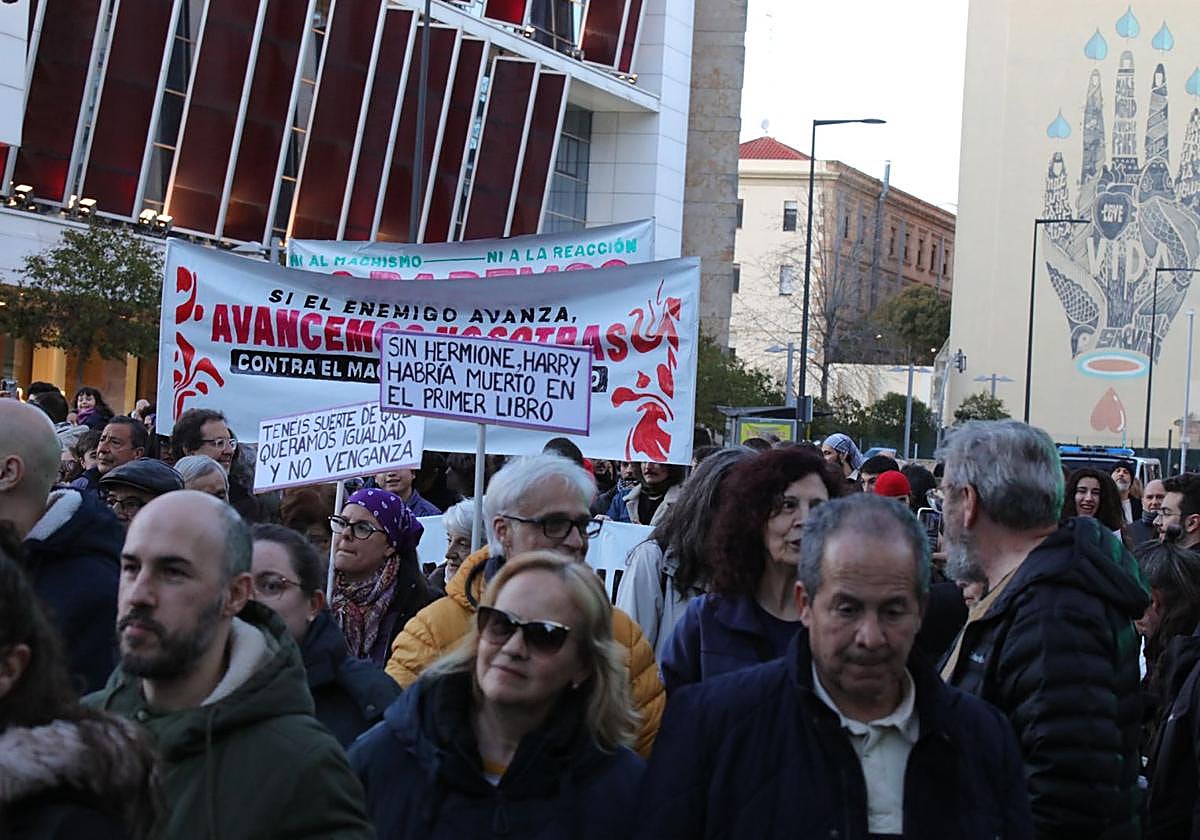 En imágenes, la multitudinaria manifestación del 8M en Salamanca ...
