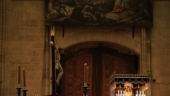 Un accidente fortuito impide que el Cristo de la Buena Muerte de Salamanca salga este año en procesión
