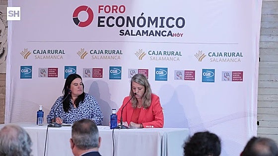 La vicepresidenta de CEOE-Cepyme, en el foro de Salamancahoy