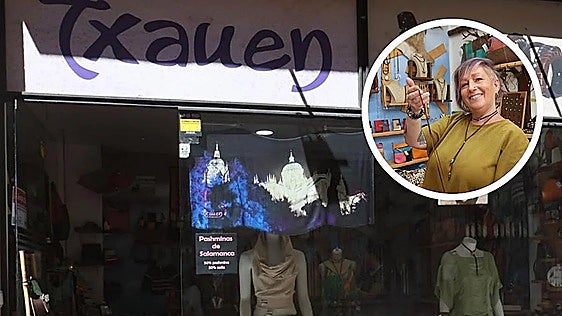La tienda de Salamanca inspirada en la ciudad azul de Marruecos que trabaja el cuero y vende ropa de India