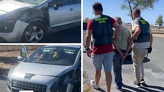 De una obra en Salamanca a un pueblo de Burgos: el conductor de 81 años que huyó 250 kilómetros con su coche destrozado