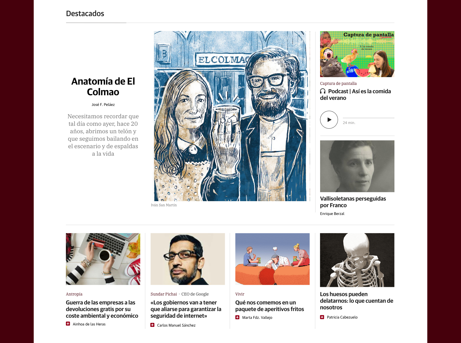 Los reportajes e historias que marcan el estilo de EL NORTE DE CASTILLA