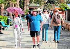 Vergangene Woche war es in Málaga fast sommerlich.