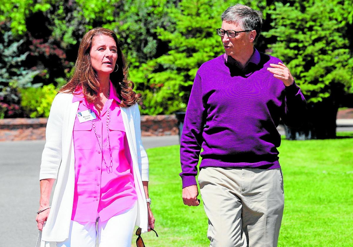 Oft im Visier von Verschwörungstheoretikern: Melinda und Bill Gates.