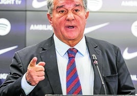 Laporta teilte auf der PK ordentlich aus.
