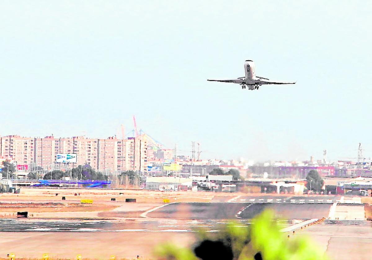 Flughafen von Valencia in der Gemeinde Manises.