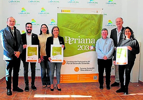 Präsentation der Initiative am Sitz des Gemeindeverbands Axarquía.