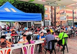 Schachspieler in Rincón.