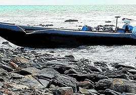 Drogenboot in Mijas.