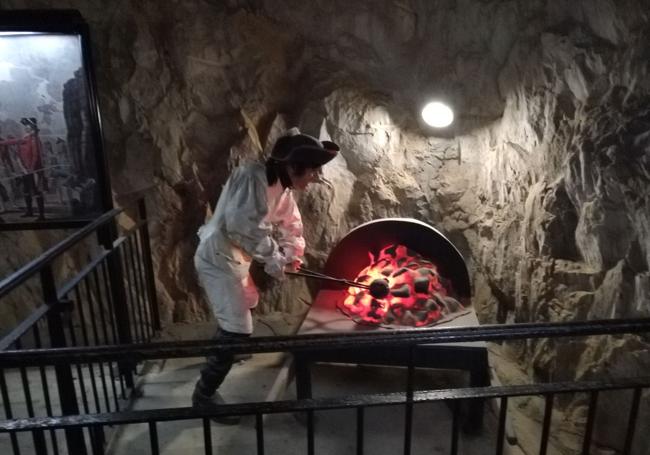 Szena aus den 'Great Siege Tunnels'.