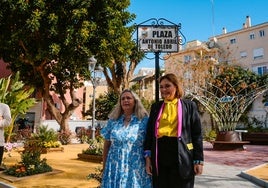 Adelina Abril und Margarita del Cid bei der Einweihung am Samstag.