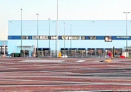Das Logistikzentrum im Industriegebiet Intelhorce.