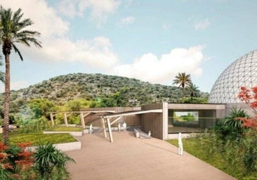Bild des zukünftigen Natur-Themenparks.